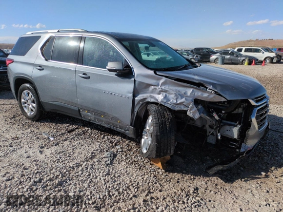 2018 Chevrolet Traverse LT Cloth with VIN 1GNEVGKW9JJ250678, listed as a Copart auction lot 49443935 with 117,518 mi miles and Salvage Title. Bid and sale history available at carsss.com. Image 4.