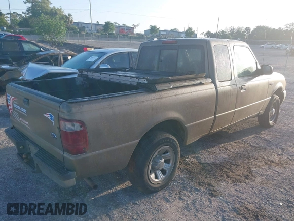 2003 Ford Ranger XL Fleet with VIN 1FTYR44VX3TA38974, listed as a IAAI auction lot 41970177 with 191,839 mi miles. Bid and sale history available at carsss.com. Image 4.