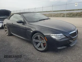 2008 BMW 6 Series M6 with VIN WBSEK93538CY79833, listed as a Copart auction lot 74756244 with 0 mi miles and Salvage Title. Bid and sale history available at carsss.com. Image 4.