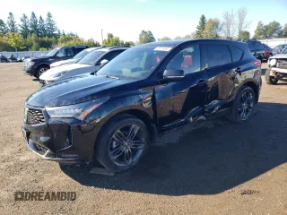 2022 Acura RDX w/A-Spec Package with VIN 5J8TC2H65NL804827, listed as a Copart auction lot 70914054 with 37,188 mi miles and Salvage Title. Bid and sale history available at carsss.com. Image 1.