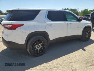 2021 Chevrolet Traverse LS with VIN 1GNERFKW6MJ189342, listed as a Copart auction lot 52877565 with 81,295 mi miles and Salvage Title. Bid and sale history available at carsss.com. Image 3.
