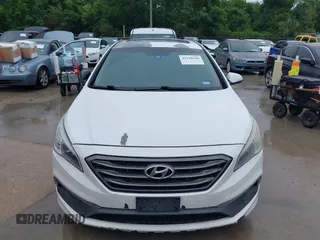 2016 Hyundai Sonata Sport with VIN 5NPE34AF7GH349130, listed as a IAAI auction lot 42158546 with 125,374 mi miles and . Bid and sale history available at carsss.com. Image 12.