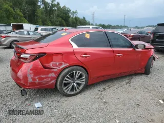 2021 Infiniti Q50 Sensory with VIN JN1EV7CP4MM700307, listed as a Copart auction lot 67297684 with Not provided miles and Non repairable. Bid and sale history available at DreamBid. Image 3.