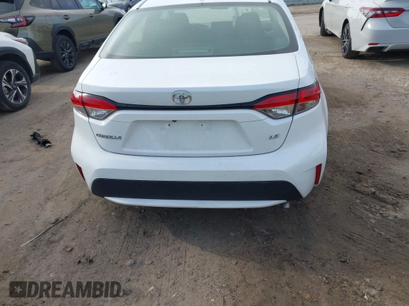 2022 Toyota Corolla LE with VIN 5YFEPMAE9NP357743, listed as a IAAI auction lot 42094975 with 55,775 mi miles. Bid and sale history available at carsss.com. Image 15.