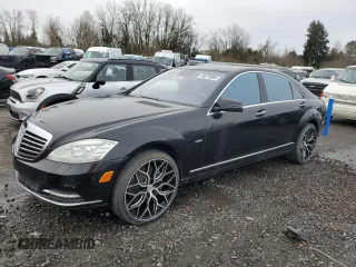 2012 Mercedes-Benz S 550 with VIN WDDNG9EB5CA435357, listed as a Copart auction lot 49278995 with 91,672 mi miles and Salvage Title. Bid and sale history available at carsss.com. Image 1.
