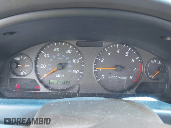 2002 Nissan Sentra GXE z VIN 3N1CB51D12L649594, wystawiony jako IAAI lot #41758242 z przebiegiem 274 883 mil mil oraz . Historia ofert i sprzedaży dostępna na DreamBid. Obrazek 7.