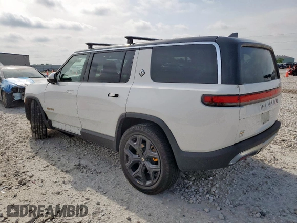 2023 Rivian R1S Adventure z VIN 7PDSGABA4PN026056, wystawiony jako Copart lot #56892495 z przebiegiem Nie podano mil oraz Szkoda całkowita • Salvage title. Historia ofert i sprzedaży dostępna na DreamBid. Obrazek 2.