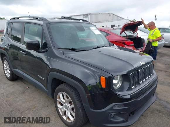 2018 Jeep Renegade Latitude z VIN ZACCJABB8JPJ33239, wystawiony jako IAAI lot #42270008 z przebiegiem 149 015 mil mil oraz . Historia ofert i sprzedaży dostępna na DreamBid. Obrazek 1.