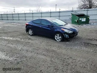 2013 Hyundai Elantra GLS with VIN 5NPDH4AE7DH185927, listed as a Copart auction lot 52011155 with 159,136 mi miles and Non Repairable. Bid and sale history available at carsss.com. Image 11.
