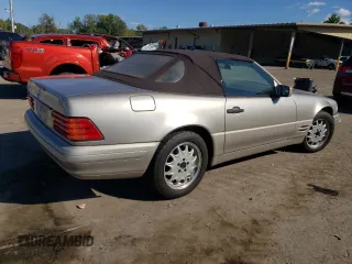 1998 Mercedes-Benz SL-Class with VIN WDBFA67F2WF157294, listed as a Copart auction lot 70878224 with 0 mi miles and Salvage Title. Bid and sale history available at carsss.com. Image 3.