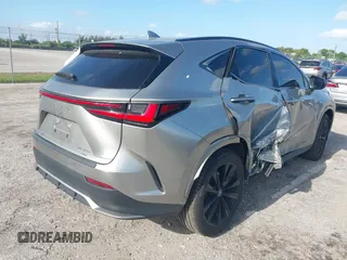 2022 Lexus NX 350 F Sport with VIN JTJKGCEZXN5001287, listed as a IAAI auction lot 42125581 with 47,766 mi miles and . Bid and sale history available at DreamBid. Image 4.