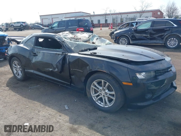 2014 Chevrolet Camaro LT with VIN 2G1FB1E3XE9242751, listed as a IAAI auction lot 41968676 with 113,740 mi miles. Bid and sale history available at carsss.com. Image 1.