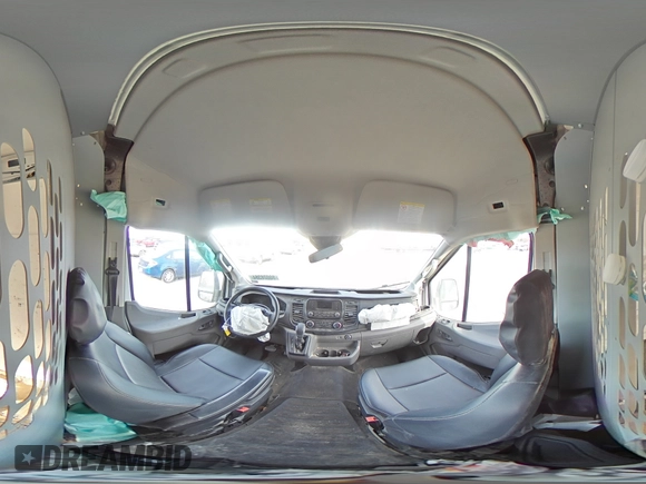 2023 Ford Transit Cargo with VIN 1FTBR2C8XPKA42105, listed as a Copart auction lot 80028384 with 136,464 mi miles and Salvage title. Bid and sale history available at DreamBid. Image 14.