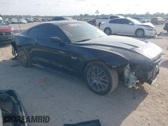 2023 Ford Mustang GT with VIN 1FA6P8CF1P5301948, listed as a IAAI auction lot 42056792 with 45,545 mi miles and . Bid and sale history available at DreamBid. Image 1.