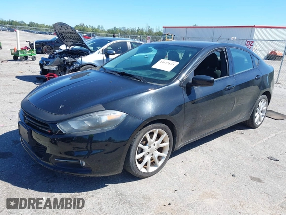 2013 Dodge Dart SXT with VIN 1C3CDFBA9DD344620, listed as a IAAI auction lot 41675513 with 70,624 mi miles. Bid and sale history available at carsss.com. Image 2.