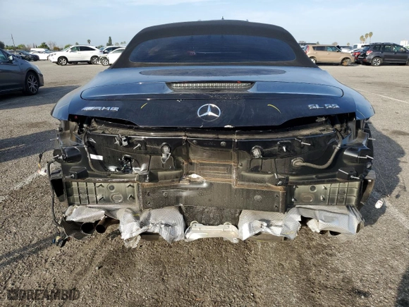 2022 Mercedes-Benz SL with VIN W1KVK8AB8NF007741, listed as a Copart auction lot 42706444 with NaN miles. Bid and sale history available at carsss.com. Image 6.