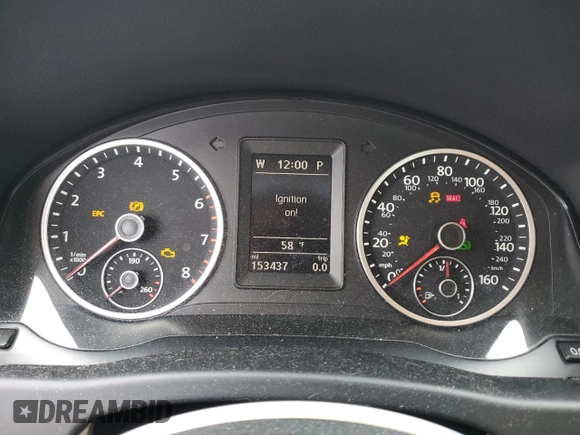 2014 Volkswagen Tiguan SE z VIN WVGAV3AX5EW551477, wystawiony jako Copart lot #55773245 z przebiegiem 153 437 mil mil oraz Czysty tytuł • Clean title. Historia ofert i sprzedaży dostępna na DreamBid. Obrazek 9.