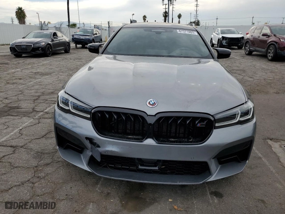 2023 BMW M5 with VIN WBS83CH05PCM79470, listed as a Copart auction lot 67371803 with 3,923 mi miles. Bid and sale history available at carsss.com. Image 5.