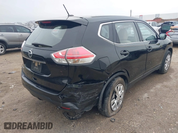 2016 Nissan Rogue S with VIN JN8AT2MT8GW010699, listed as a IAAI auction lot 41706235 with 58,582 mi miles. Bid and sale history available at carsss.com. Image 6.