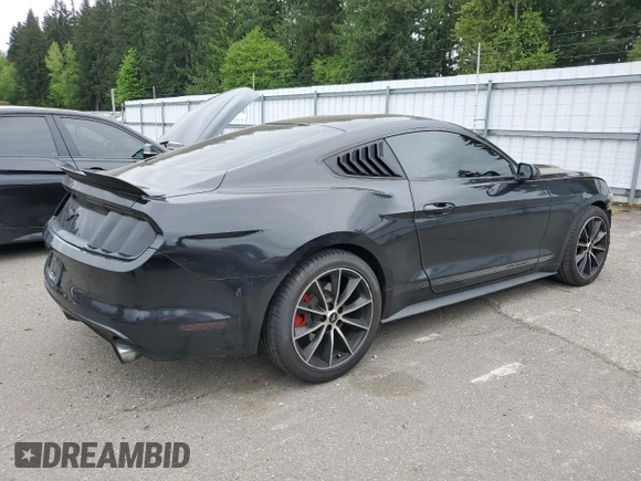 2015 Ford Mustang EcoBoost with VIN 1FA6P8TH0F5396373, listed as a Copart auction lot 54129565 with 106,631 mi miles and Salvage Title. Bid and sale history available at carsss.com. Image 3.