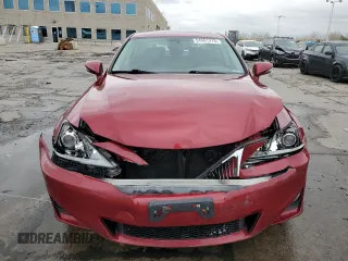 2012 Lexus IS 250 with VIN JTHCF5C21C5057870, listed as a Copart auction lot 54561375 with 102,727 mi miles and Salvage Title. Bid and sale history available at DreamBid. Image 5.