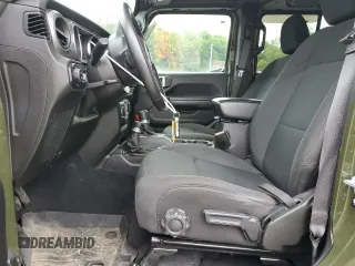 2021 Jeep Gladiator Sport S с VIN 1C6JJTAM3ML554990, выставлен на аукционе Copart как лот 60881425 с пробегом 32 705 миль миль и Списание • Salvage title. История ставок и продаж доступна на DreamBid. Изображение 7.