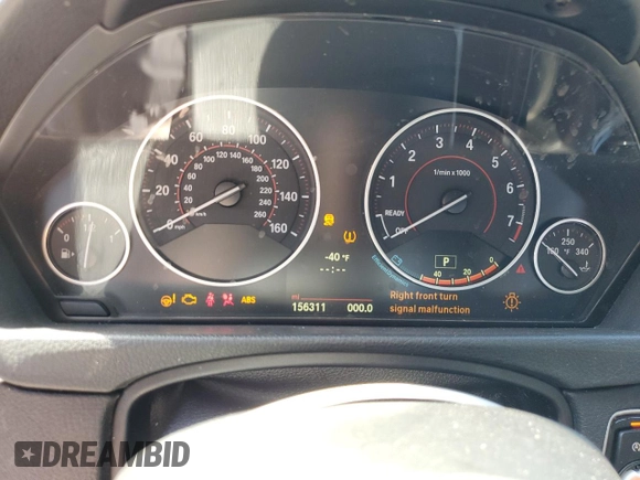 2015 BMW 4 Series 435i with VIN WBA4B1C50FD418355, listed as a Copart auction lot 48672575 with 156,311 mi miles and Salvage Title. Bid and sale history available at carsss.com. Image 9.