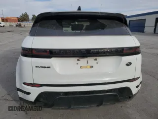 2021 Land Rover Range Rover Evoque R-Dynamic S with VIN SALZT2FX3MH135276, listed as a Copart auction lot 42966195 with 90,596 mi miles and Salvage Title. Bid and sale history available at carsss.com. Image 6.