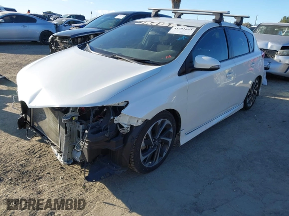 2016 Scion iM with VIN JTNKARJE6GJ500765, listed as a IAAI auction lot 41701644 with 86,608 mi miles. Bid and sale history available at carsss.com. Image 20.