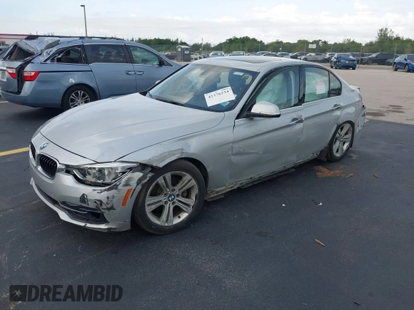 2017 BMW 3 Series 330i with VIN WBA8B9G36HNU53374, listed as a IAAI auction lot 42376234 with 50,041 mi miles and . Bid and sale history available at DreamBid. Image 17.