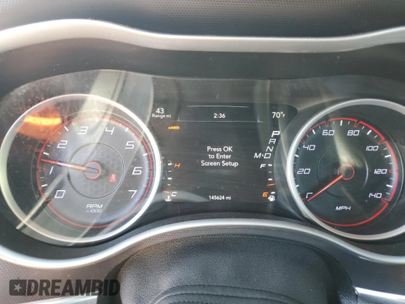 2015 Dodge Charger SXT with VIN 2C3CDXHG8FH794623, listed as a Copart auction lot 52000144 with 145,624 mi miles and Salvage Title. Bid and sale history available at DreamBid. Image 9.