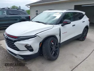 2024 Chevrolet Blazer LT with VIN 3GNKBDR45RS195056, listed as a IAAI auction lot 42241495 with 8,332 mi miles and . Bid and sale history available at DreamBid. Image 18.