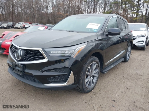 2019 Acura RDX w/Technology Pkg with VIN 5J8TC2H5XKL043425, listed as a IAAI auction lot 41801301 with 41,767 mi miles. Bid and sale history available at carsss.com. Image 18.
