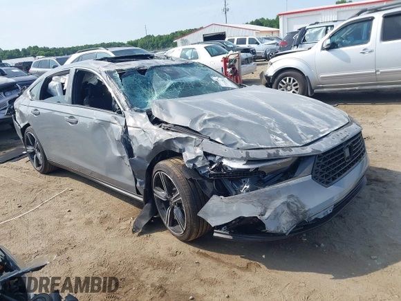 2025 Honda Accord Sport with VIN 1HGCY2F56SA034110, listed as a IAAI auction lot 42310159 with 2,340 mi miles and . Bid and sale history available at DreamBid. Image 1.