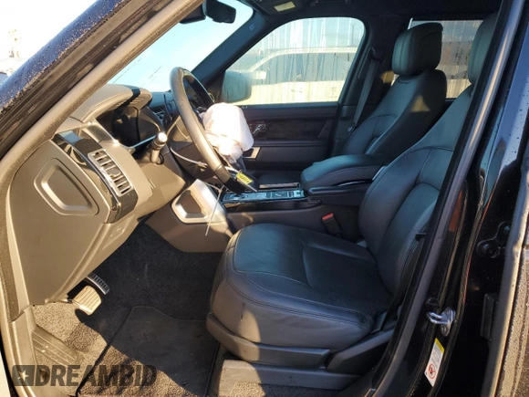 2021 Land Rover Range Rover with VIN SALGS5SE3MA441290, listed as a Copart auction lot 39605704 with 32,422 mi miles and . Bid and sale history available at DreamBid. Image 7.