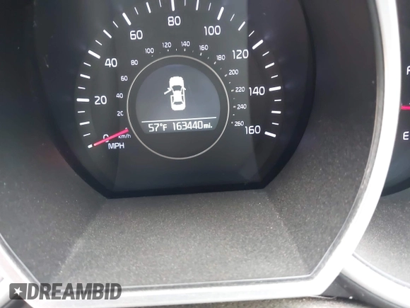 2015 Kia Optima LX with VIN 5XXGM4A71FG399420, listed as a IAAI auction lot 41928688 with 163,440 mi miles. Bid and sale history available at carsss.com. Image 7.