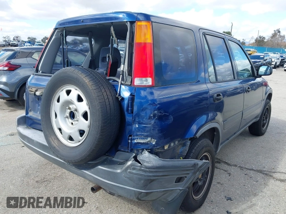 1998 Honda CR-V LX with VIN JHLRD1845WC068779, listed as a IAAI auction lot 41572198 with 191,503 mi miles. Bid and sale history available at carsss.com. Image 4.