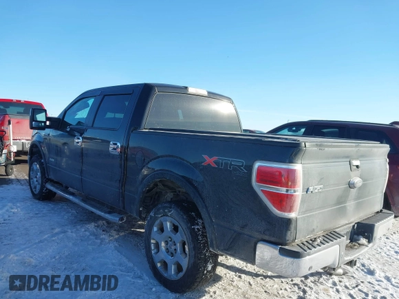 2011 Ford F-150 XLT with VIN 1FTFW1ETXBFA53080, listed as a IAAI auction lot 41632983 with 139,814 mi miles. Bid and sale history available at carsss.com. Image 3.