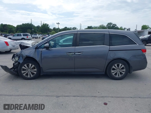 2016 Honda Odyssey EX-L with VIN 5FNRL5H69GB129807, listed as a IAAI auction lot 41973832 with 181,686 mi miles. Bid and sale history available at carsss.com. Image 15.