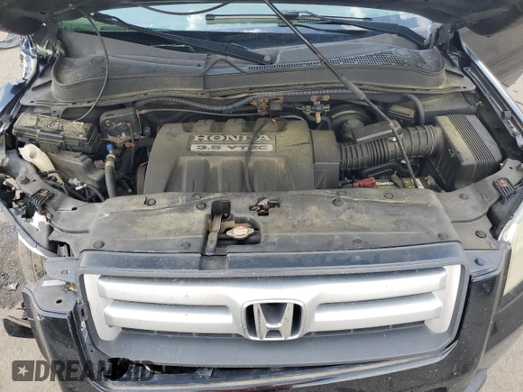 2006 Honda Pilot EX-L with VIN 2HKYF18536H554183, listed as a Copart auction lot 54327565 with 260,871 mi miles and Salvage Title. Bid and sale history available at DreamBid. Image 11.