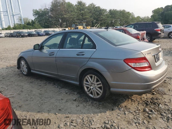 2008 Mercedes-Benz C 300 Sport with VIN WDDGF54X88F135386, listed as a Copart auction lot 59274095 with 154,723 mi miles and Salvage title. Bid and sale history available at DreamBid. Image 2.