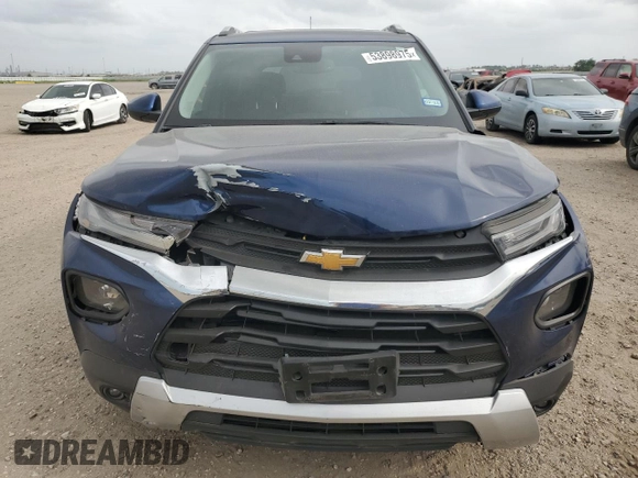 2023 Chevrolet TrailBlazer LT with VIN KL79MRSL8PB048946, listed as a Copart auction lot 53898975 with 28,625 mi miles and Salvage Title. Bid and sale history available at DreamBid. Image 5.