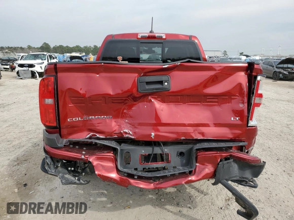 2021 Chevrolet Colorado 2WD LT с VIN 1GCGSCEA3M1295848, выставлен на аукционе Copart как лот 47415755 с пробегом 57 739 миль миль и Списание • Salvage title. История ставок и продаж доступна на DreamBid. Изображение 6.
