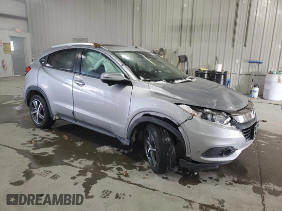 2022 Honda HR-V EX-L with VIN 3CZRU6H72NM719622, listed as a Copart auction lot 86603854 with 37,368 mi miles and Salvage Title. Bid and sale history available at carsss.com. Image 4.