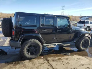 2016 Jeep Wrangler Unlimited 75th Anniversary with VIN 1C4BJWEG7GL113824, listed as a Copart auction lot 81372864 with 98,497 mi miles and Salvage title. Bid and sale history available at DreamBid. Image 3.