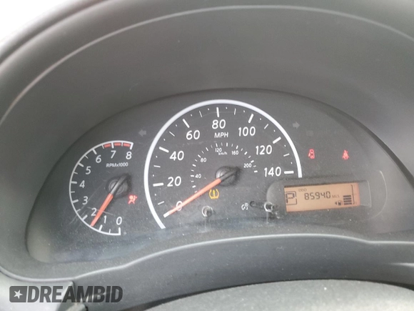 2016 Nissan Versa S with VIN 3N1CN7AP5GL838219, listed as a Copart auction lot 54801415 with 85,940 mi miles and Salvage title. Bid and sale history available at DreamBid. Image 9.