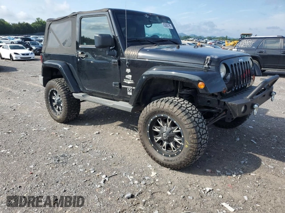 2011 Jeep Wrangler Sahara with VIN 1J4AA5D15BL552185, listed as a Copart auction lot 63065185 with 159,850 mi miles and Salvage title. Bid and sale history available at DreamBid. Image 4.