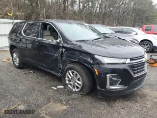 2023 Chevrolet Traverse LS with VIN 1GNERFKW8PJ157495, listed as a Copart auction lot 43266265 with 79,114 mi miles and Salvage Title. Bid and sale history available at carsss.com. Image 4.