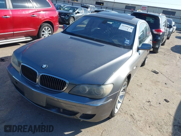 2006 BMW 7 Series 750Li with VIN WBAHN83506DT25188, listed as a IAAI auction lot 41599512 with 81,872 mi miles and . Bid and sale history available at carsss.com. Image 2.