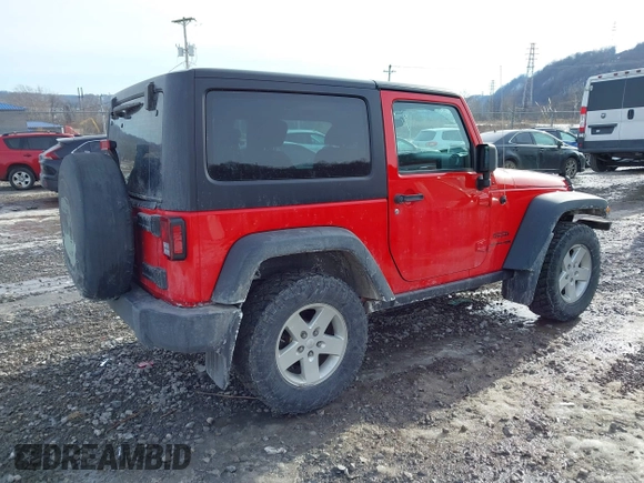 2018 Jeep Wrangler Willys Wheeler W с VIN 1C4AJWAG9JL906972, выставлен на аукционе IAAI как лот 41431236 с пробегом 57 682 миль миль и . История ставок и продаж доступна на DreamBid. Изображение 4.